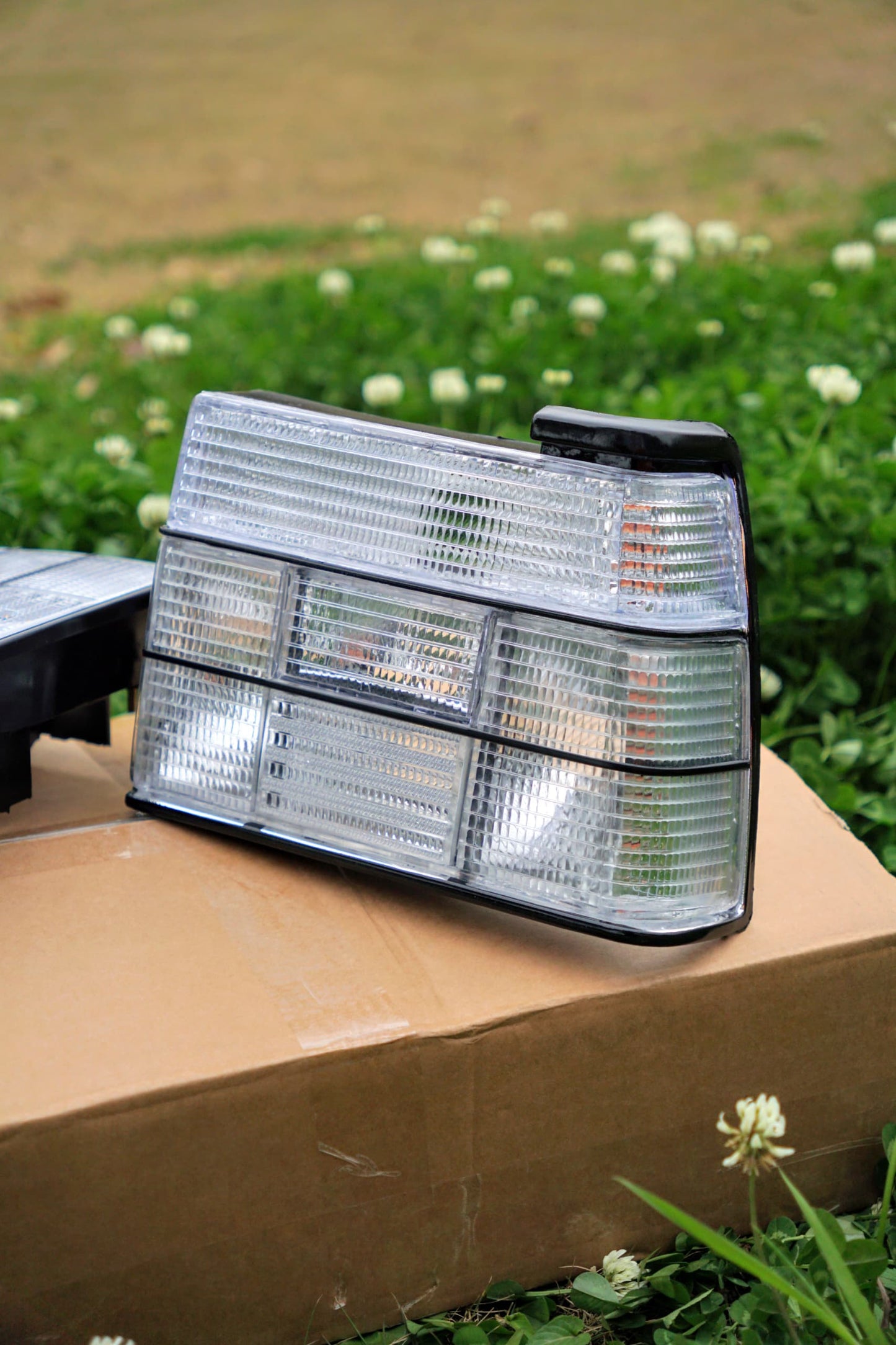 84-92 MK2 Jetta Clear Tail Lights (Imperfections May Be Present)