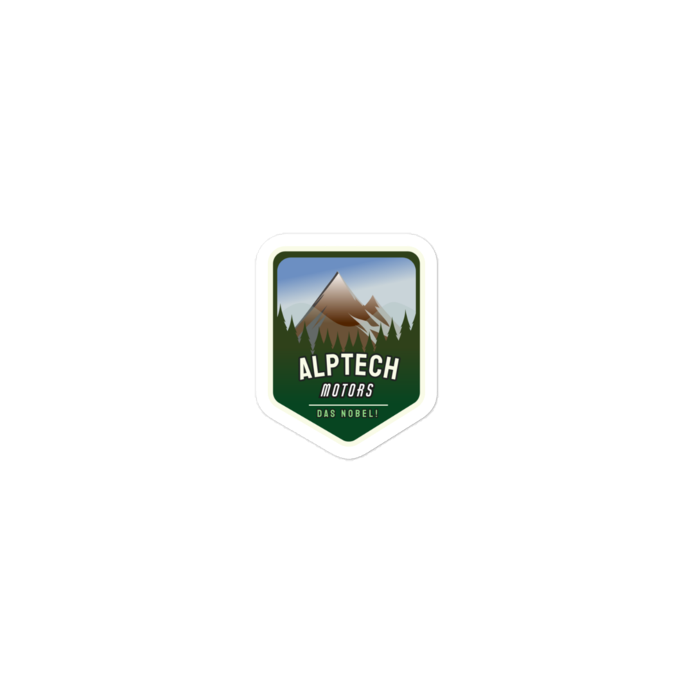 AlpTech Motors Shield Sticker