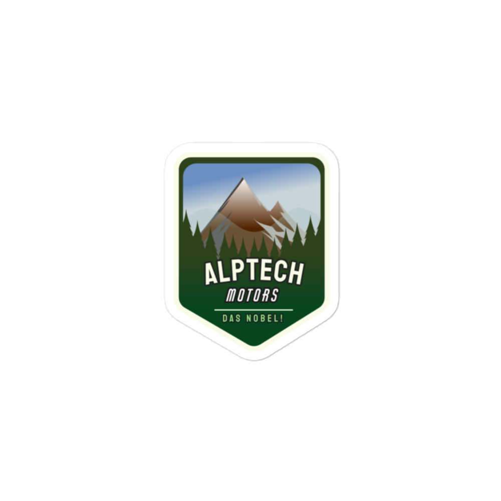 AlpTech Motors Shield Sticker