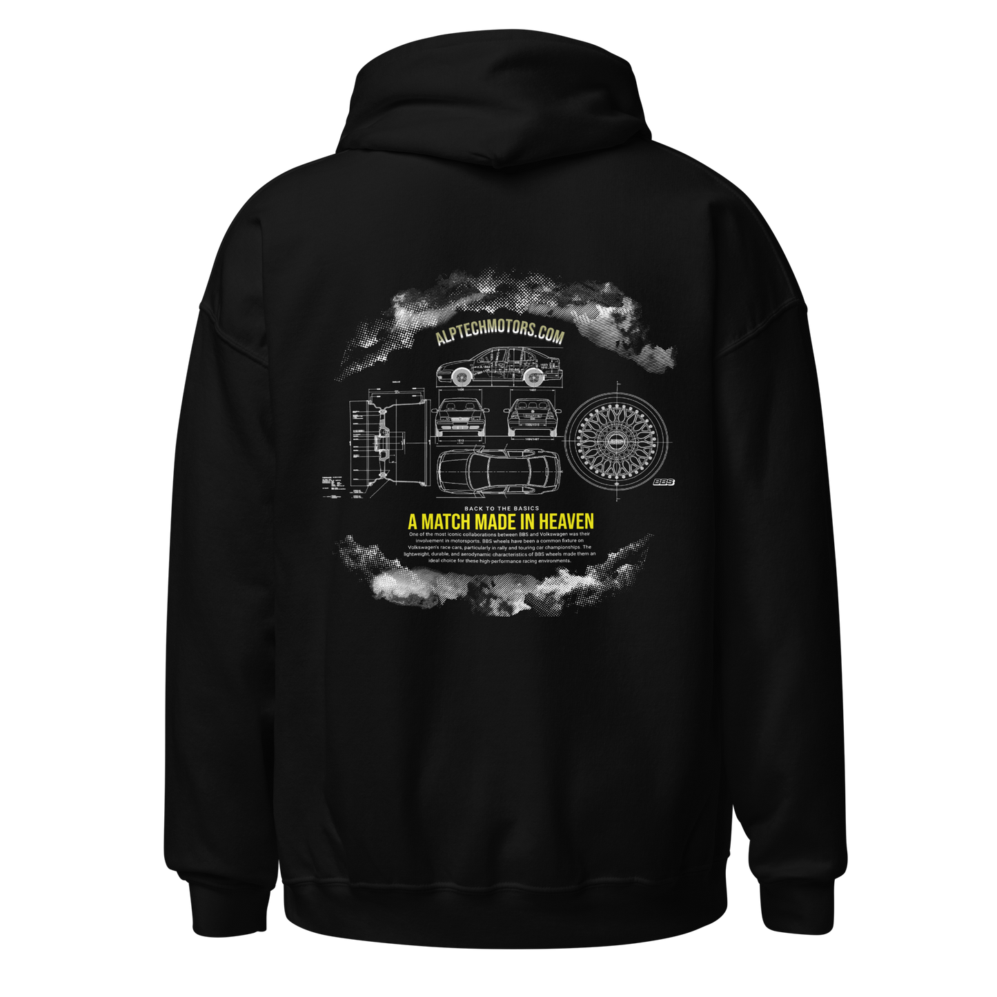 Sudadera con capucha AlpTech MK4 Jetta Blueprint