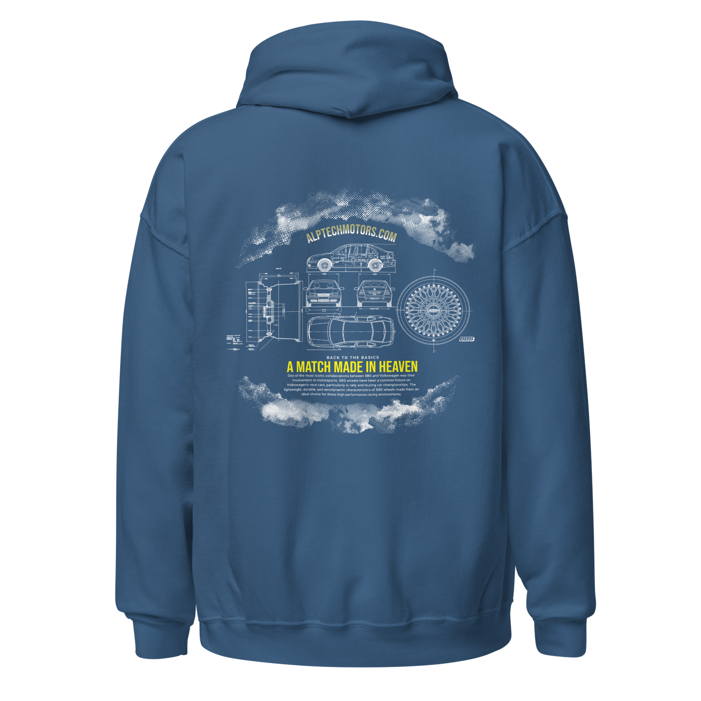 Sudadera con capucha AlpTech MK4 Jetta Blueprint